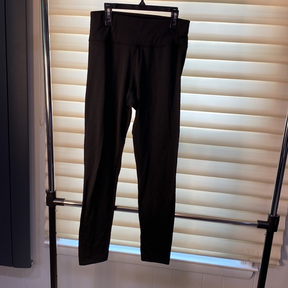 The north face web design fabric black exercise legging size M - Picture 7 of 11